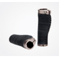 Pure City Ergonomic Leather Grips 1 Speed Grips (Black)